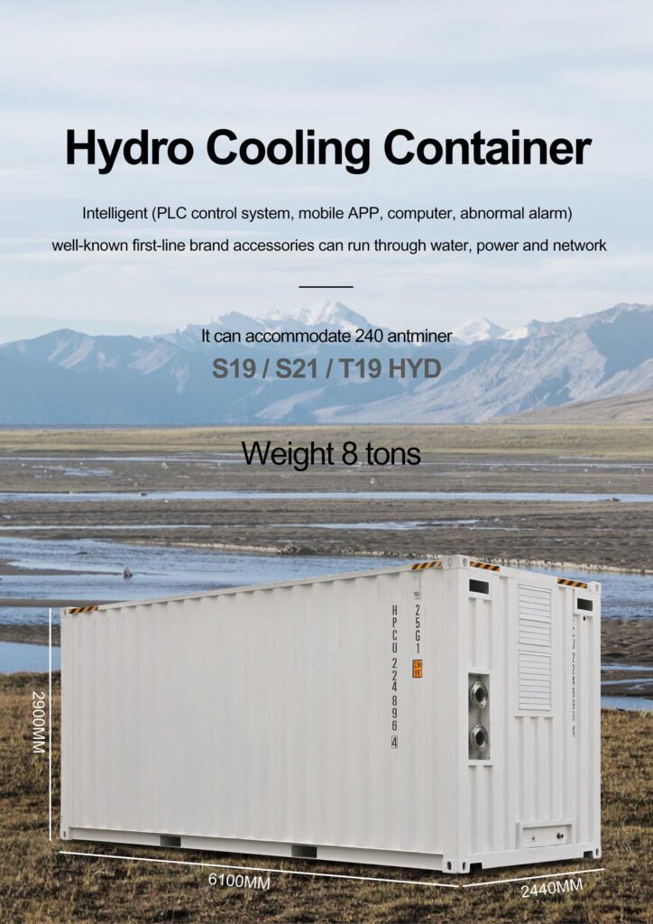 Lian Li Hydro Cooling Mining Farm Container