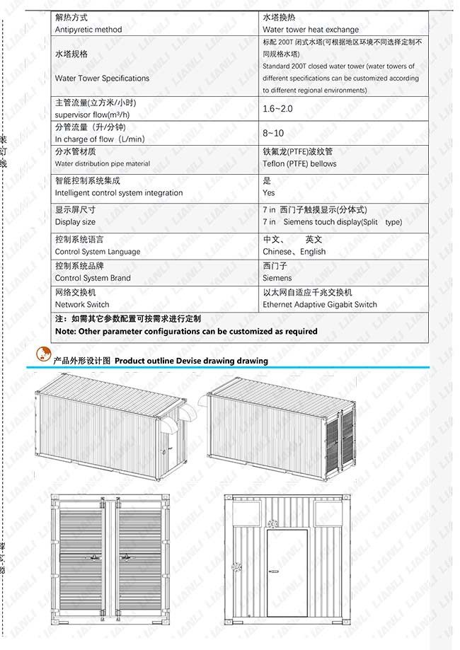 Lian Li Hydro Cooling Mining Farm Container