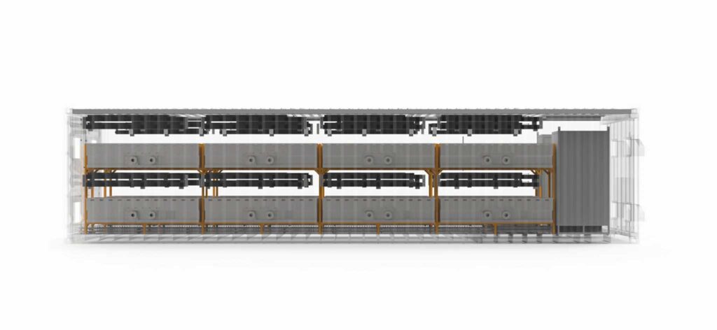 Fog Hashing Immersion Cooling Container BC40